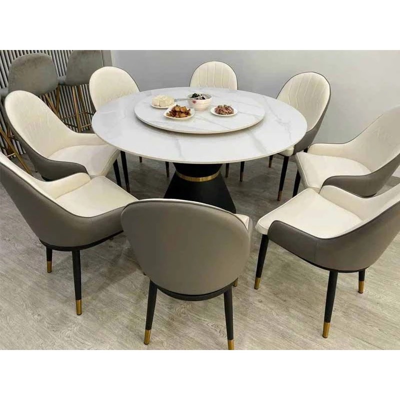 Bộ Bàn Ăn tròn + Ghế Monet Không Tay Nhập Khẩu Cao Cấp - Lắp đặt tận nhà - NEW TREND