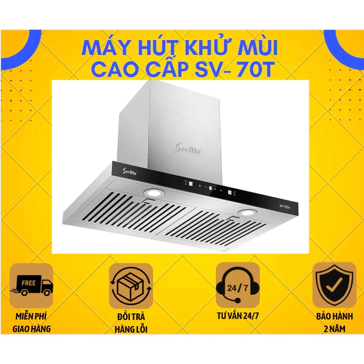 Máy hút khử mùi cao cấp SV - 70T- Biến tần Tubor Inverter