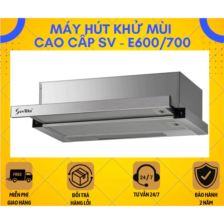 Máy hút khử mùi cao cấp SV - E600/700 - Biến tần Tubor Inverter