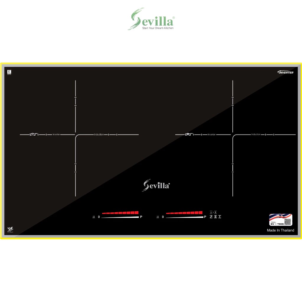 BẾP TỪ SEVILLA SV-T60S, Bếp Từ đôi Sevilla, Công nghệ Inverter tiết kiệm 40% điện năng