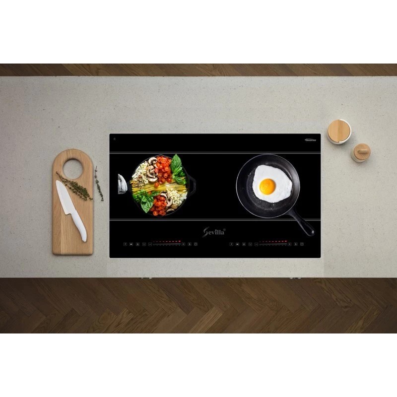 BẾP TỪ SEVILLA SV-TA60, Bếp Từ đôi Sevilla, Công nghệ Inverter tiết kiệm 40% điện năng
